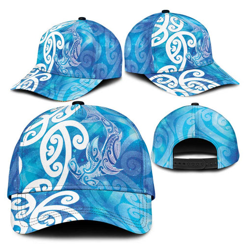 Hammerhead Shark Tattoo New Zealand Classic Cap Maori Galaxy Mangopare Pattern