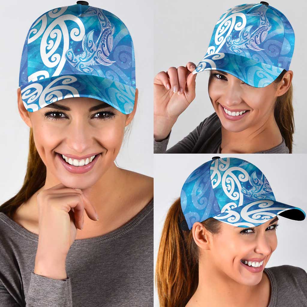 Hammerhead Shark Tattoo New Zealand Classic Cap Maori Galaxy Mangopare Pattern