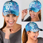 Hammerhead Shark Tattoo New Zealand Classic Cap Maori Galaxy Mangopare Pattern