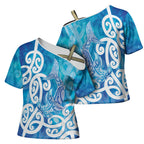 Hammerhead Shark Tattoo New Zealand Cross Shoulder Shirt Maori Galaxy Mangopare Pattern
