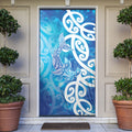 Hammerhead Shark Tattoo New Zealand Door Cover Maori Galaxy Mangopare Pattern