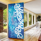 Hammerhead Shark Tattoo New Zealand Door Cover Maori Galaxy Mangopare Pattern