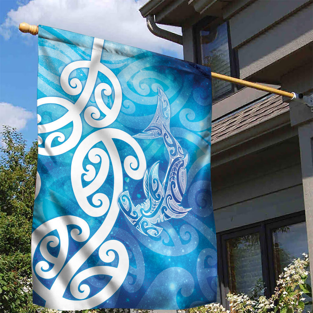 Hammerhead Shark Tattoo New Zealand Garden Flag Maori Galaxy Mangopare Pattern