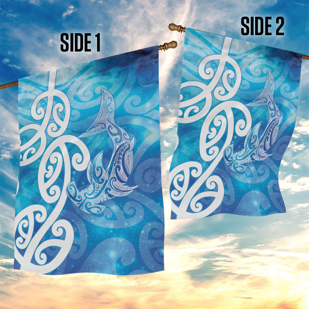 Hammerhead Shark Tattoo New Zealand Garden Flag Maori Galaxy Mangopare Pattern