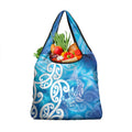 Hammerhead Shark Tattoo New Zealand Grocery Bag Maori Galaxy Mangopare Pattern