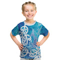 Hammerhead Shark Tattoo New Zealand Kid T Shirt Maori Galaxy Mangopare Pattern
