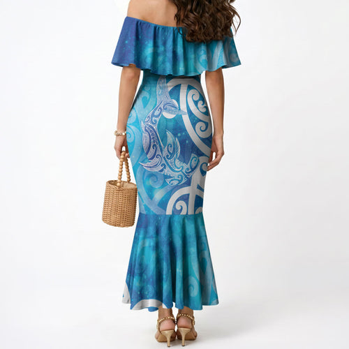 Hammerhead Shark Tattoo New Zealand Mermaid Dress Maori Galaxy Mangopare Pattern