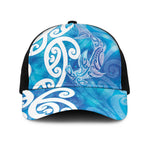 Hammerhead Shark Tattoo New Zealand Mesh Trucker Cap Maori Galaxy Mangopare Pattern