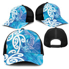 Hammerhead Shark Tattoo New Zealand Mesh Trucker Cap Maori Galaxy Mangopare Pattern