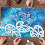 Hammerhead Shark Tattoo New Zealand Puzzle Maori Galaxy Mangopare Pattern