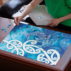 Hammerhead Shark Tattoo New Zealand Puzzle Maori Galaxy Mangopare Pattern