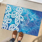 Hammerhead Shark Tattoo New Zealand Rubber Doormat Maori Galaxy Mangopare Pattern