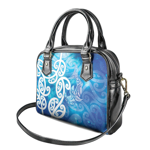 Hammerhead Shark Tattoo New Zealand Shoulder Handbag Maori Galaxy Mangopare Pattern