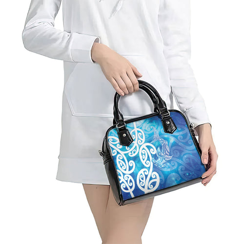 Hammerhead Shark Tattoo New Zealand Shoulder Handbag Maori Galaxy Mangopare Pattern