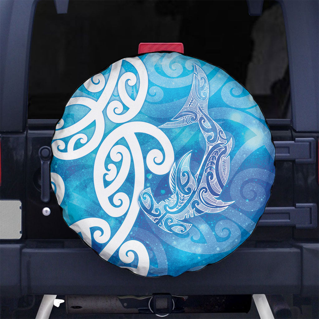 Hammerhead Shark Tattoo New Zealand Spare Tire Cover Maori Galaxy Mangopare Pattern