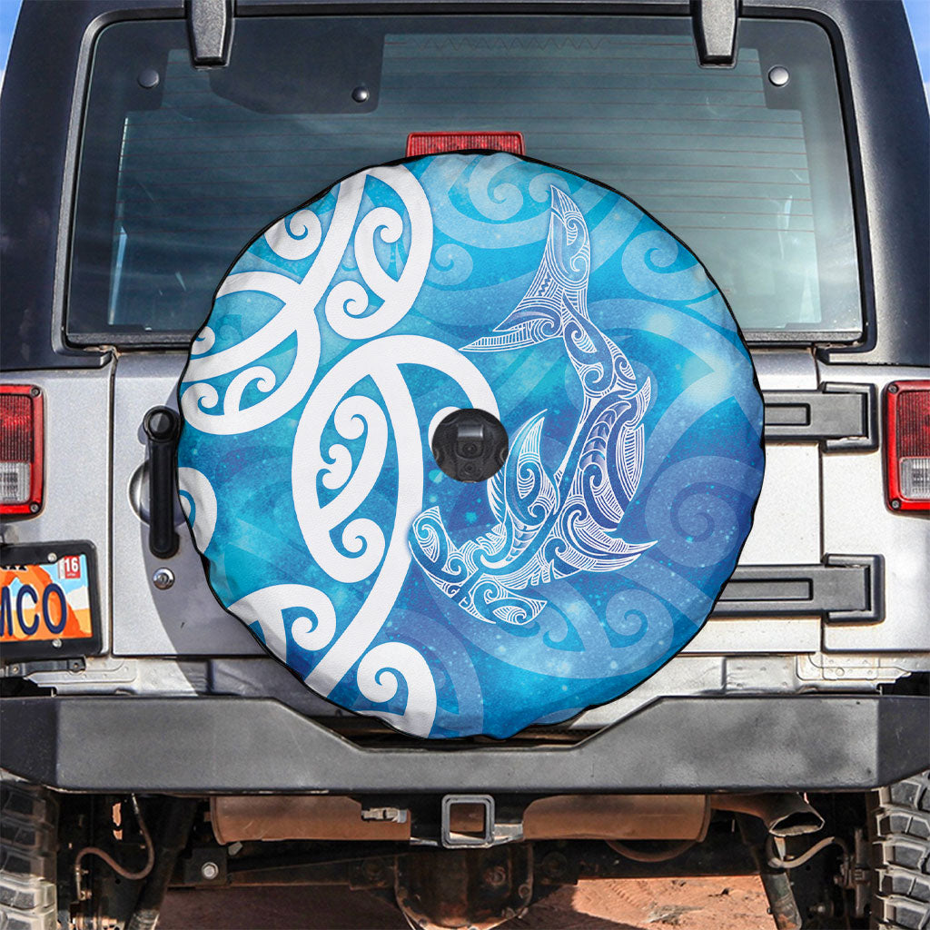 Hammerhead Shark Tattoo New Zealand Spare Tire Cover Maori Galaxy Mangopare Pattern