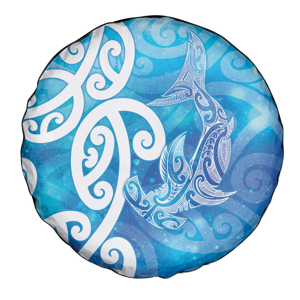 Hammerhead Shark Tattoo New Zealand Spare Tire Cover Maori Galaxy Mangopare Pattern