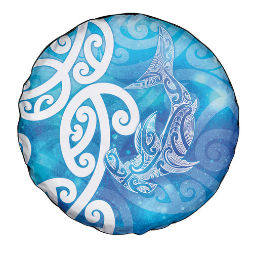 Hammerhead Shark Tattoo New Zealand Spare Tire Cover Maori Galaxy Mangopare Pattern