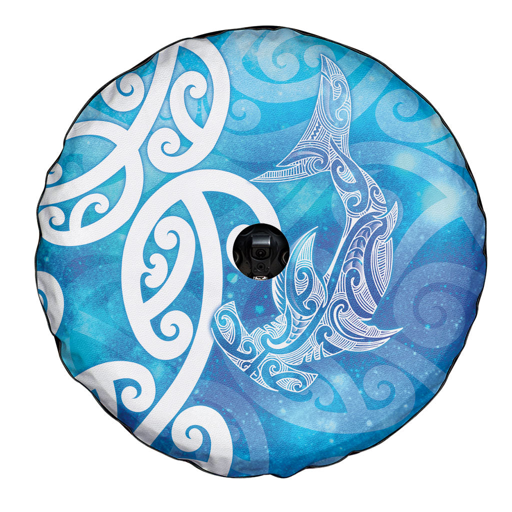 Hammerhead Shark Tattoo New Zealand Spare Tire Cover Maori Galaxy Mangopare Pattern