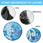 Hammerhead Shark Tattoo New Zealand Spare Tire Cover Maori Galaxy Mangopare Pattern