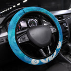 Hammerhead Shark Tattoo New Zealand Steering Wheel Cover Maori Galaxy Mangopare Pattern
