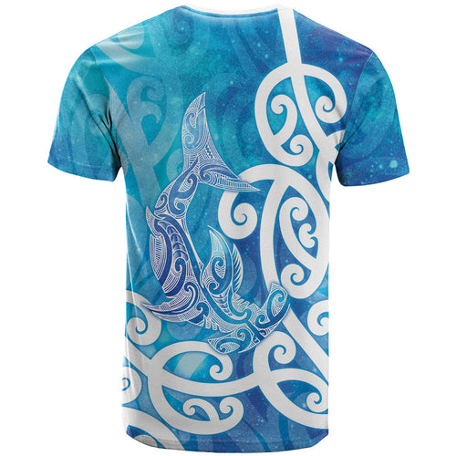 Hammerhead Shark Tattoo New Zealand T Shirt Maori Galaxy Mangopare Pattern