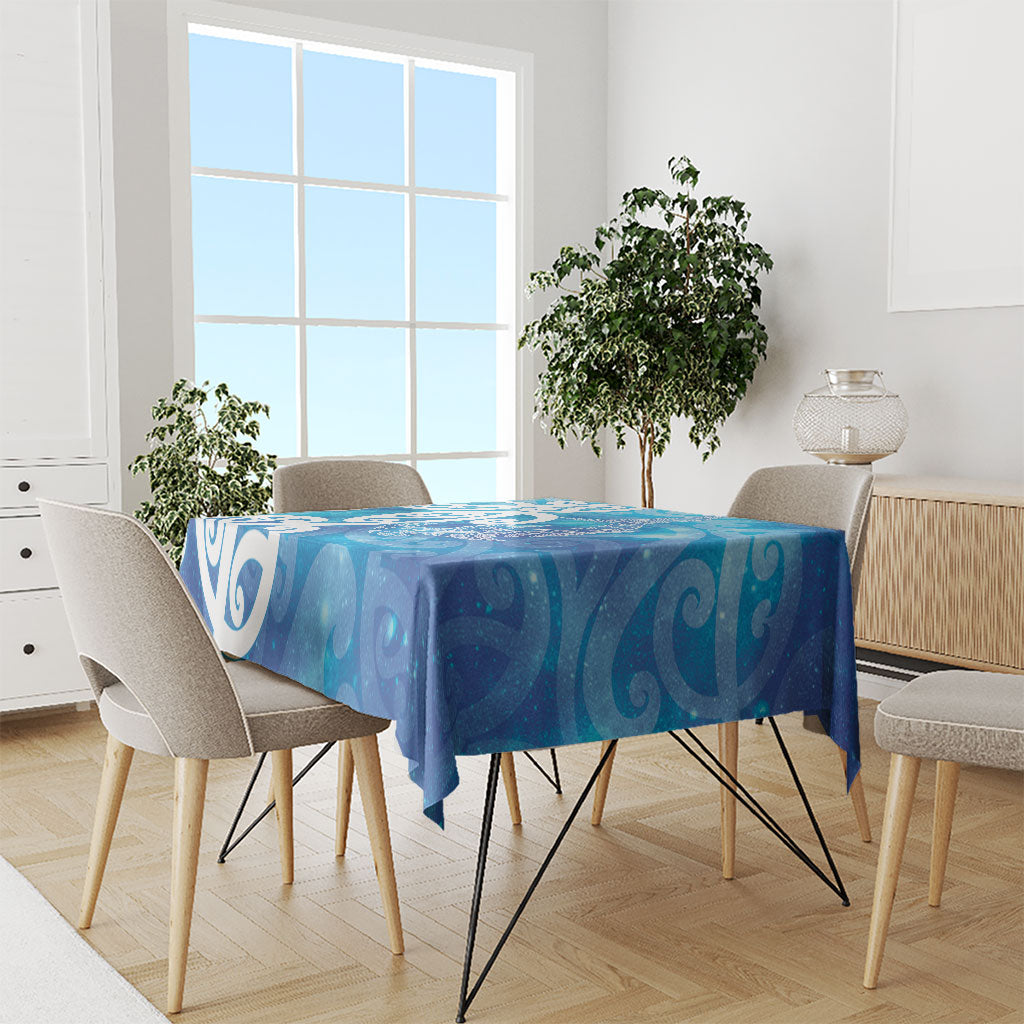 Hammerhead Shark Tattoo New Zealand Tablecloth Maori Galaxy Mangopare Pattern
