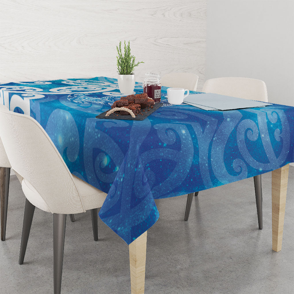 Hammerhead Shark Tattoo New Zealand Tablecloth Maori Galaxy Mangopare Pattern