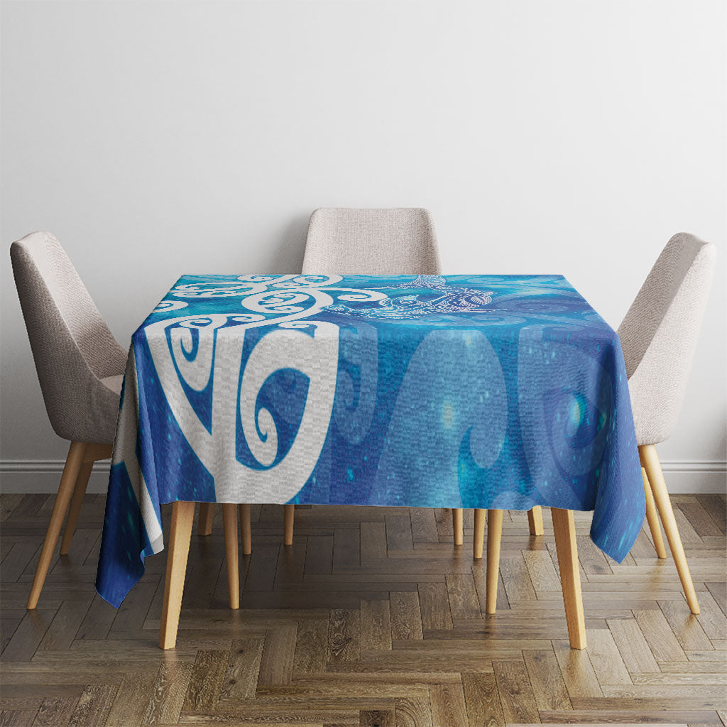 Hammerhead Shark Tattoo New Zealand Tablecloth Maori Galaxy Mangopare Pattern