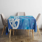 Hammerhead Shark Tattoo New Zealand Tablecloth Maori Galaxy Mangopare Pattern