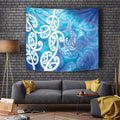 Hammerhead Shark Tattoo New Zealand Tapestry Maori Galaxy Mangopare Pattern