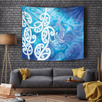 Hammerhead Shark Tattoo New Zealand Tapestry Maori Galaxy Mangopare Pattern