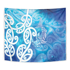 Hammerhead Shark Tattoo New Zealand Tapestry Maori Galaxy Mangopare Pattern
