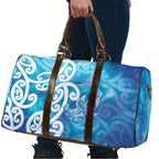 Hammerhead Shark Tattoo New Zealand Travel Bag Maori Galaxy Mangopare Pattern