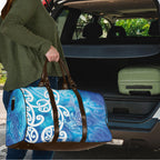 Hammerhead Shark Tattoo New Zealand Travel Bag Maori Galaxy Mangopare Pattern