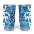 Hammerhead Shark Tattoo New Zealand Tumbler Cup Maori Galaxy Mangopare Pattern