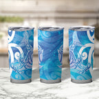 Hammerhead Shark Tattoo New Zealand Tumbler Cup Maori Galaxy Mangopare Pattern