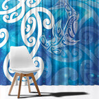 Hammerhead Shark Tattoo New Zealand Window Curtain Maori Galaxy Mangopare Pattern