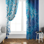 Hammerhead Shark Tattoo New Zealand Window Curtain Maori Galaxy Mangopare Pattern