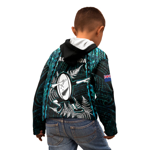new-zealand-silver-fern-rugby-kid-hoodie-aotearoa-all-black-dabbing-ball-with-maori-paua-shell