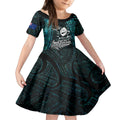 new-zealand-silver-fern-rugby-kid-short-sleeve-dress-aotearoa-all-black-dabbing-ball-with-maori-paua-shell