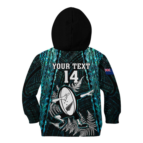 custom-new-zealand-silver-fern-rugby-kid-hoodie-aotearoa-all-black-dabbing-ball-with-maori-paua-shell