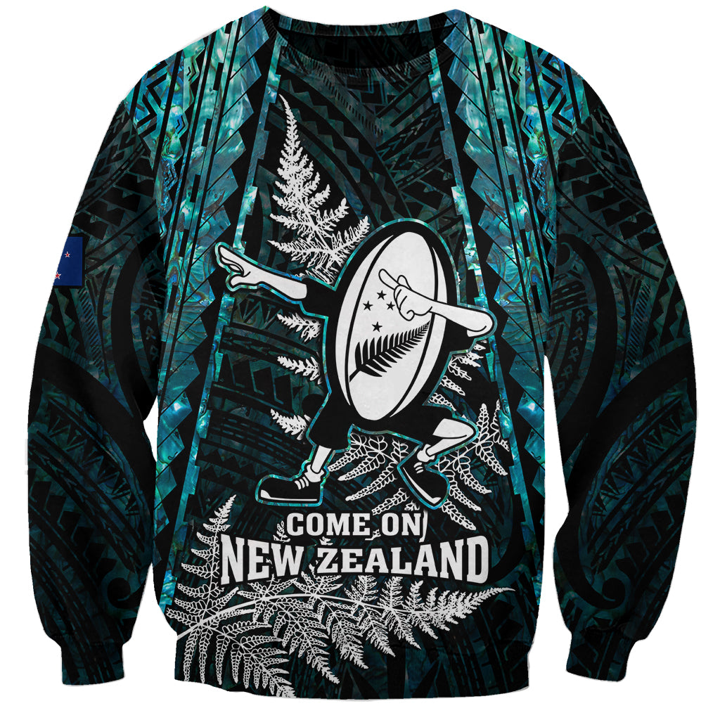 custom-new-zealand-silver-fern-rugby-sweatshirt-aotearoa-all-black-dabbing-ball-with-maori-paua-shell