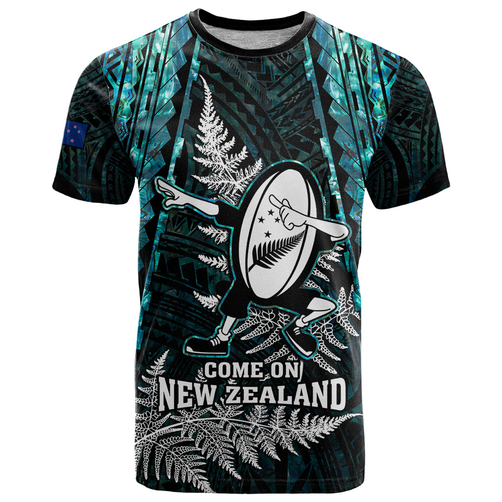 custom-new-zealand-silver-fern-rugby-t-shirt-aotearoa-all-black-dabbing-ball-with-maori-paua-shell
