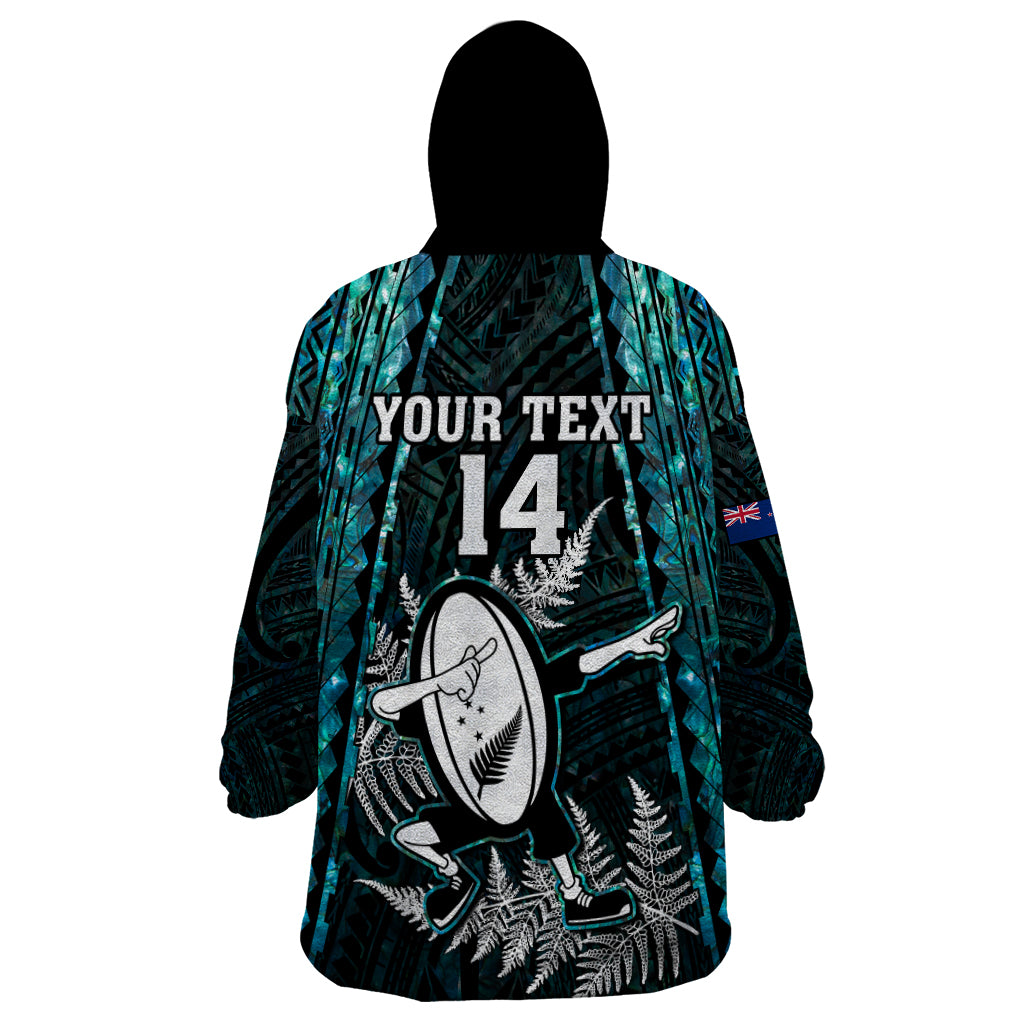 custom-new-zealand-silver-fern-rugby-wearable-blanket-hoodie-aotearoa-all-black-dabbing-ball-with-maori-paua-shell