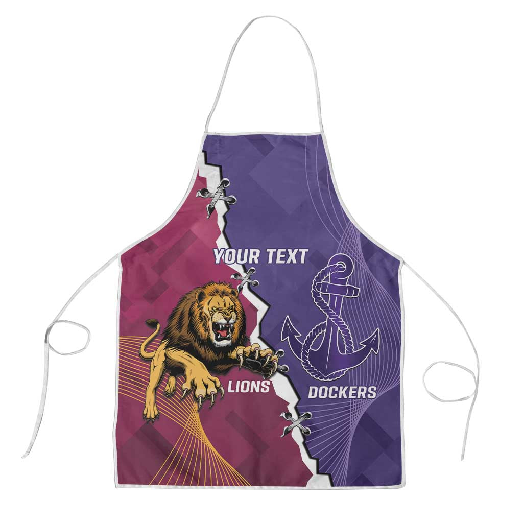 Dockers And Lions Football Custom Apron 2025 Sporty Dynamic Version - Aussie Hoodie