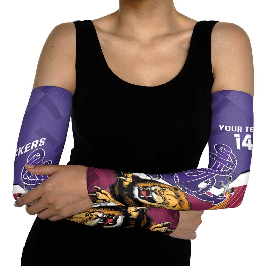 Dockers And Lions Football Custom Arm Sleeves 2025 Sporty Dynamic Version - Aussie Hoodie