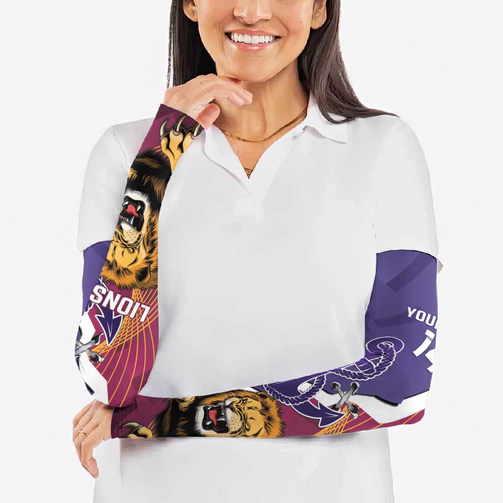Dockers And Lions Football Custom Arm Sleeves 2025 Sporty Dynamic Version - Aussie Hoodie