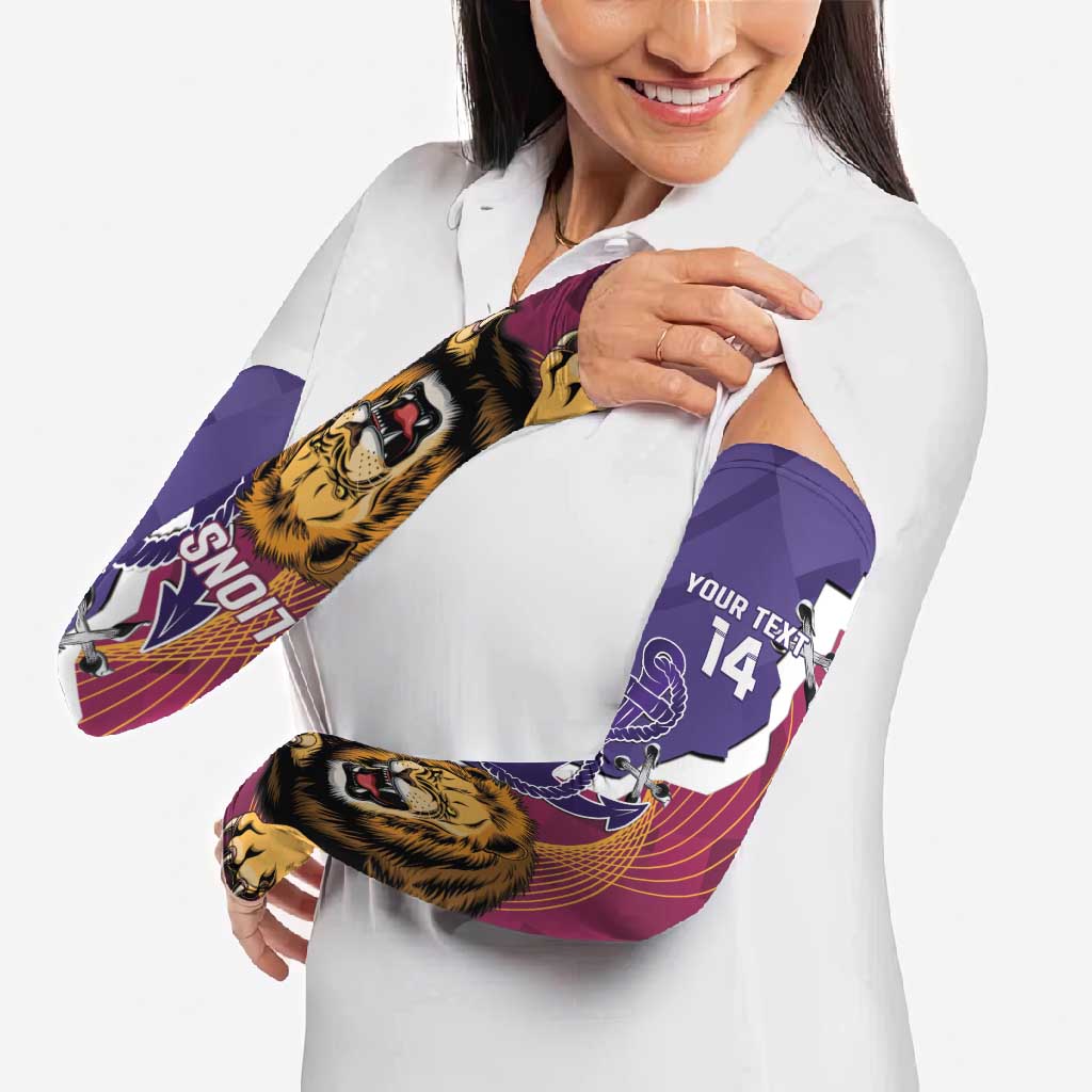 Dockers And Lions Football Custom Arm Sleeves 2025 Sporty Dynamic Version - Aussie Hoodie