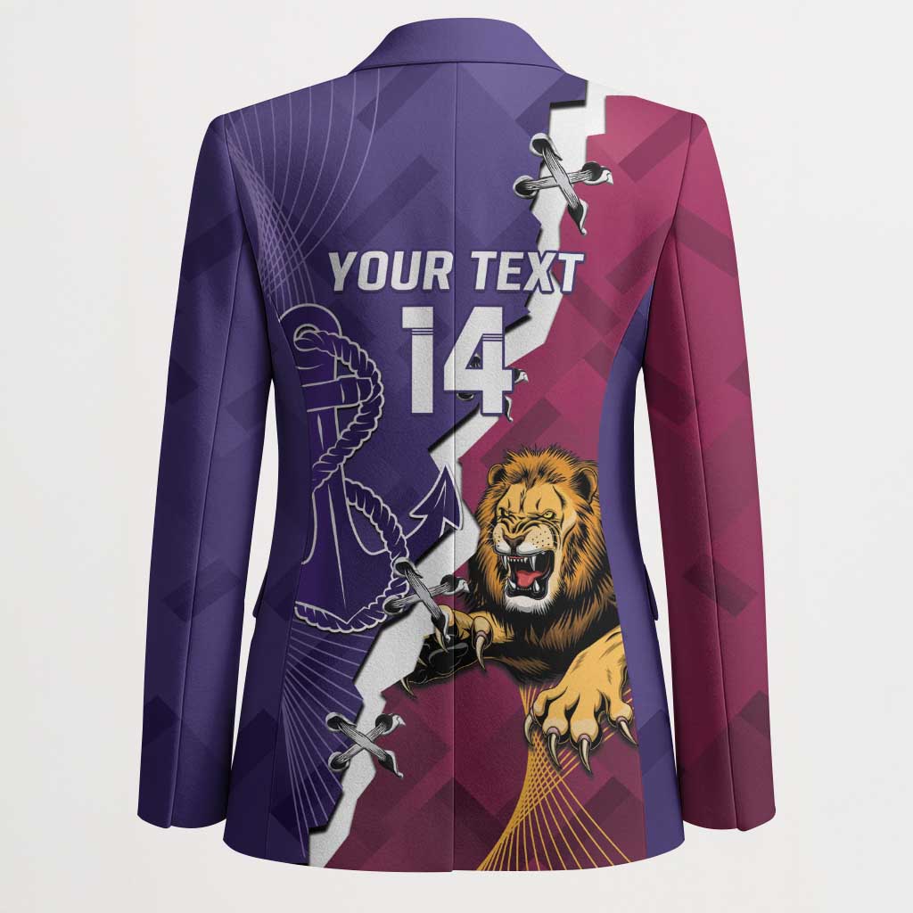 Dockers And Lions Football Custom Blazer 2025 Sporty Dynamic Version - Aussie Hoodie